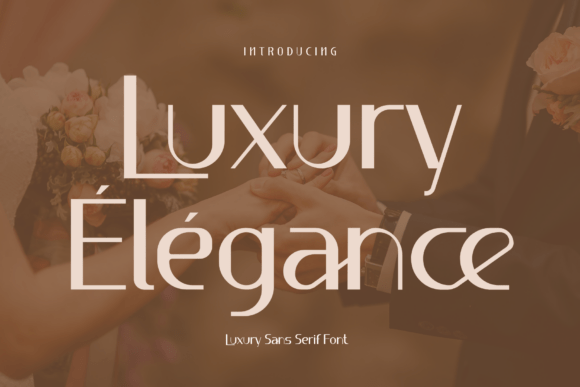 Luxury Élégance Font for Brand Design